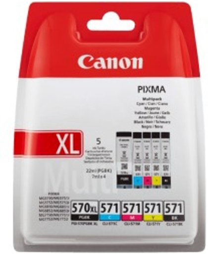Canon PGI-570XL/CLI-571 - Inktcartridge / Zwart / Kleur