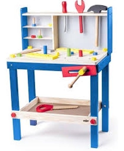 Woody Luxe Houten Speelgoed Werkbank voor Kinderen