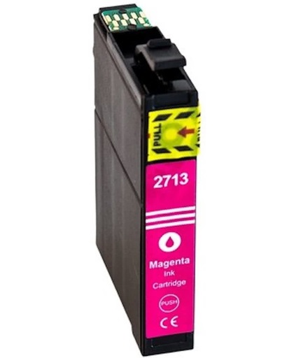 Epson 27 xl (T2713) inktcartridge (met chip) / Magenta (huismerk)