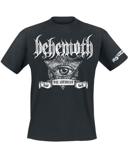 Behemoth Satanist Banner T-shirt zwart