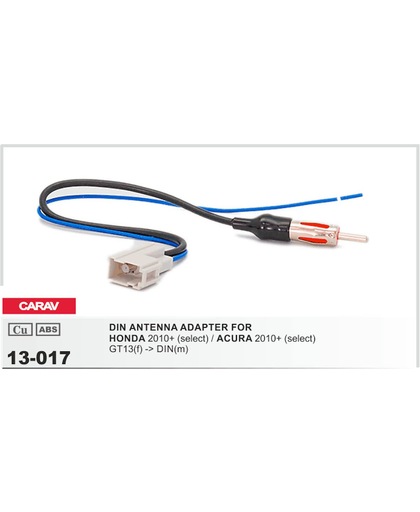 antenne kabel / verloopkabel geschikt voor HONDA 2010+ (select models) / ACURA 2010+ (select models)   GT13(female) -<gt/> DIN(male) CARAV 13-017