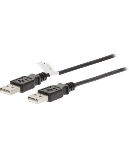 Valueline VLCT60000B20 USB 2.0 Cable A Male - A Male 1.00 m Black
