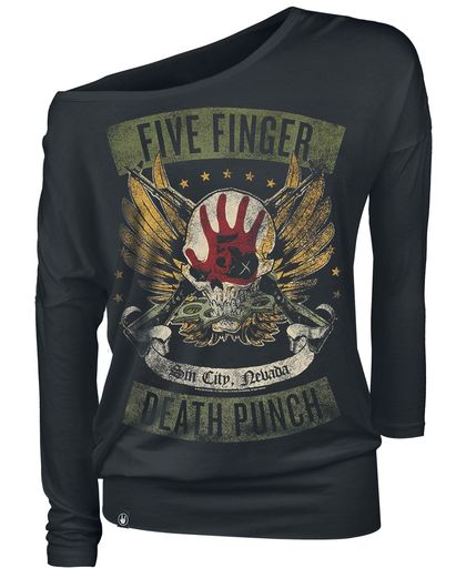 Five Finger Death Punch Wicked Longsleeve zwart