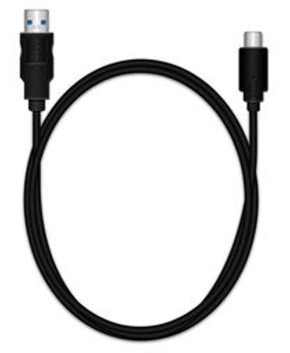 MediaRange Charge and sync cable, USB 3.1 Type-C to USB 3.0 Type-A, 1.2m, black