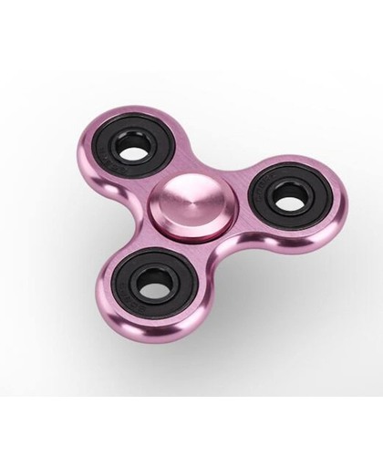 Fidget Spinner metaal - 4Goodz Smooth Pink - RAGE 2017 - Hand Spinner speelgoed in Geschenkverpakking - ADHD