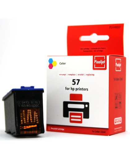 Pixeljet HP 57 kleur cmy inktcartridge