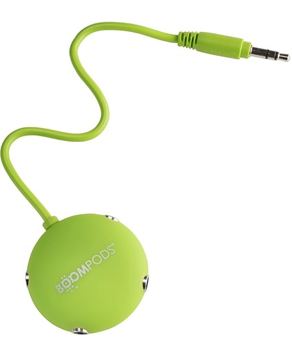 Boompods Audiosplitter (4X) Multipod, Green