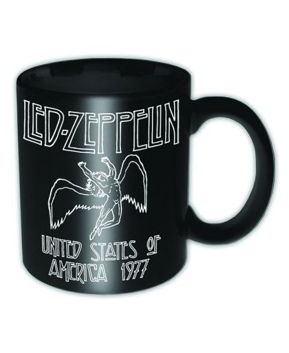 Led Zeppelin 77&apos; USA Tour Mok zwart