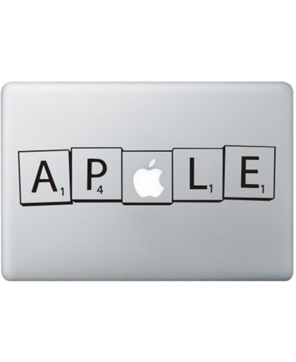 Apple Scrabble MacBook 15" skin sticker