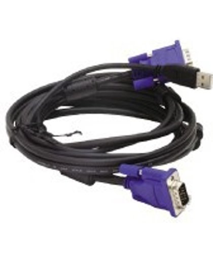 D-Link DKVM-CU toetsenbord-video-muis (kvm) kabel Zwart 1,8 m