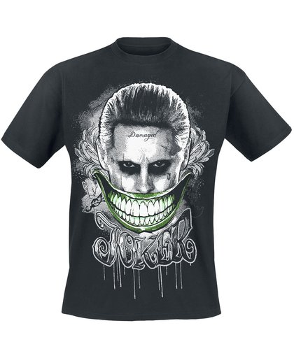 Suicide Squad The Joker - Smile T-shirt zwart