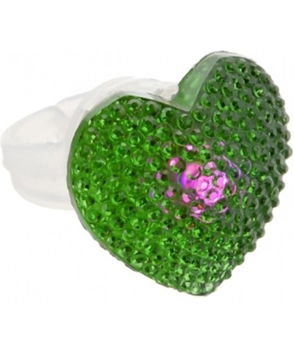 LED ring hartje - lichtgevende verkleed ring