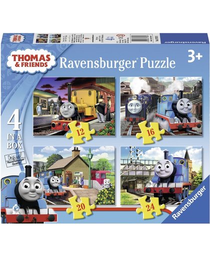 Ravensburger Thomas & Friends. Vier puzzels -12+16+20+24 stukjes - kinderpuzzel