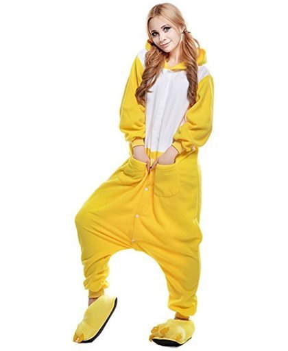 Gele Eend Onesie voor volwassenen - Gele Eend Kigurumi Pyjama