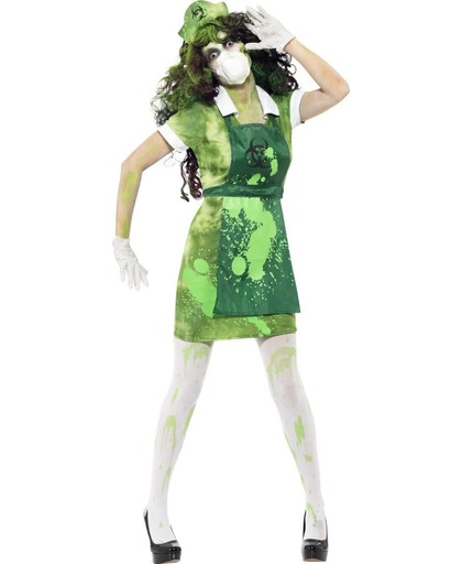 "Verkleedkostuum voor dames zombie nucleaire wetenschapper Halloween artikel - Verkleedkleding - Medium"