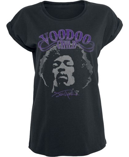 Hendrix, Jimi Voodoo Child Silhouette Girls shirt zwart
