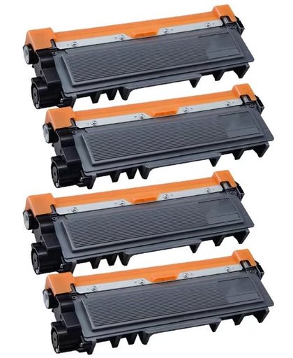 4 Pack Compatible Zwart TN2320 Toner voor Brother MFC-L2700/2701/2720/2740/, HL-L2300/2321/2340/2360 series/, DCP-L 2500/2520/2700