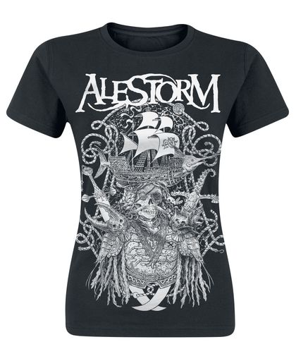Alestorm Plunder With Thunder Girls shirt zwart