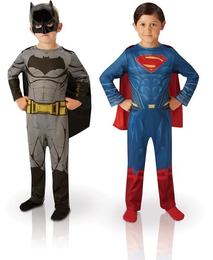 2 kinder kostuums Batman vs Superman Dawn of justice� - Kinderkostuums - 122/128