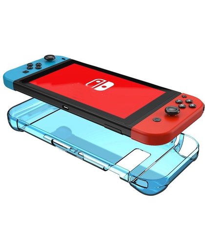 Shop4 - Nintendo Switch - Harde Bescherm Case Blauw