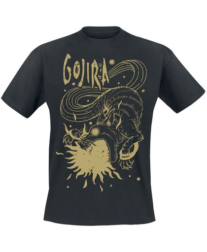 Gojira Sun Swallower T-shirt zwart