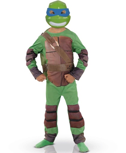 Deluxe gevoerd Ninja Turtles � kostuum jongens - Verkleedkleding - 122/128