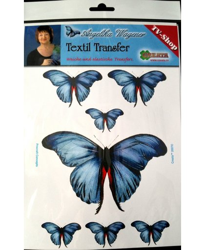 Angelika Wagener Textil Transfer, Vlinder