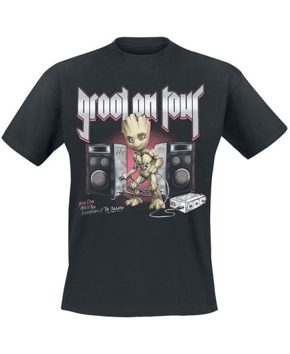 Guardians Of The Galaxy Vol.2 - Groot On Tour T-shirt zwart