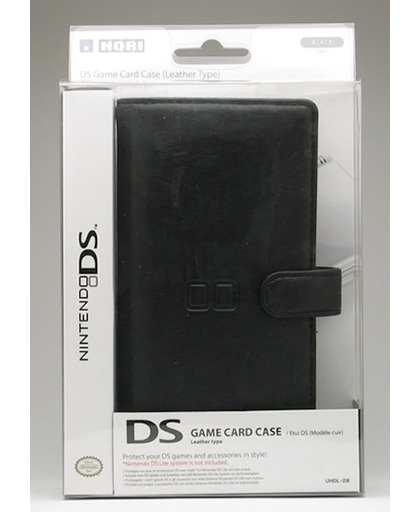Hori Nintendo DS Leren Game Card Case - Zwart