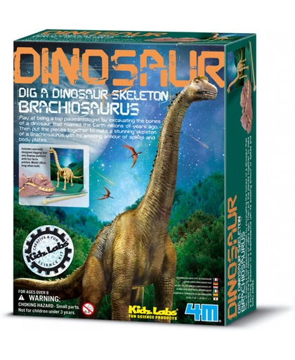 4M Kidzlabs Graaf je Dinosaurus op - Brachiosaurus