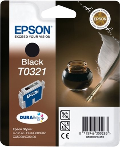 Epson Dubbelpack Black T0321 DURABrite Ink