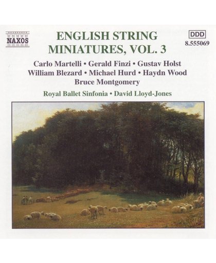 English String Miniatures Vol 3 / David Lloyd-Jones, Royal Ballet Sinfonia