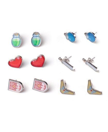 Zelda - 6 Pair Set of Windwaker Studd Earrings / Oorbellen
