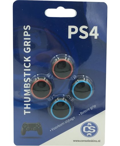 Rode & Blauwe Cirkel - PS4 PlayStation Controller Thumb Grips