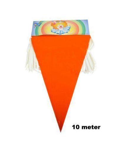 Vlaggenlijn oranje 10 meter