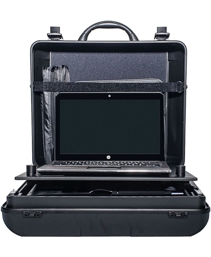 Hulshof Mobiz Compact Canon iP100/iP110: Laptop en printerkoffer, beschermen en vervoeren van een Canon mobiele printer en laptop.