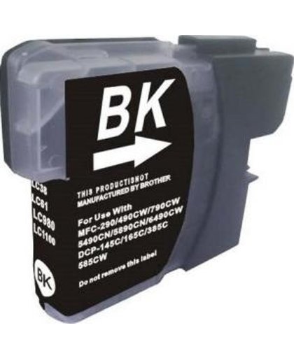 Brother LC-1100BK Black Ink Cartridge inktcartridge Zwart 450 pagina's