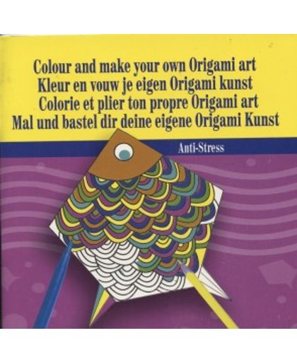 Kleuren voor Volwassenen - Kleur en vouw je eigen Origami kunst