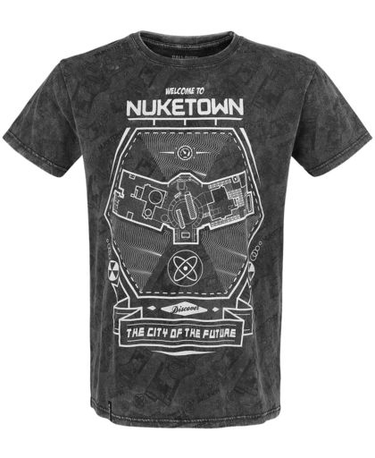 Call Of Duty Welcome to Nuketown T-shirt donkergrijs