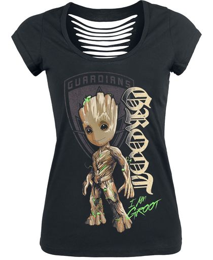 Guardians Of The Galaxy 2 - Groot Shield Girls shirt zwart