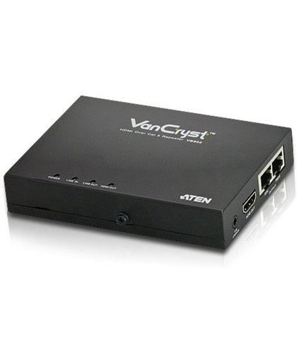 Aten VB802 AV repeater Zwart audio/video extender