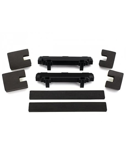 Spacer, battery compartment (2)/ foam blocks (4)/ foam pad (