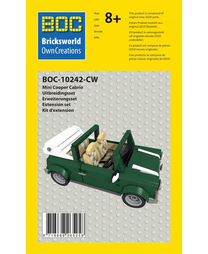 BOC BOC-10242-CW Mini Cooper Cabrio uitbreidingsset Wit
