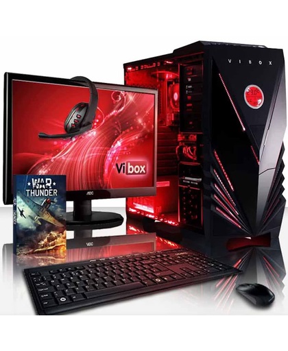 Vision 2S Game PC - 3.9GHz AMD 2-Core CPU, Gaming Desktop PC met 22" HD Monitor, Levenslang Garantie (A4 Dual 2-Core Processor, 8 GB RAM, 2 TB Harde Schijf, 150MBs WiFi Adapter, Zonder Besturingssysteem)