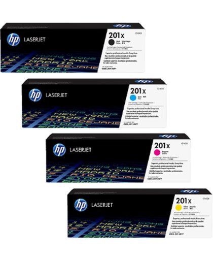 HP 201X Rainbowkit (CMYK) CF400X, CF401X, CF402X, CF403X