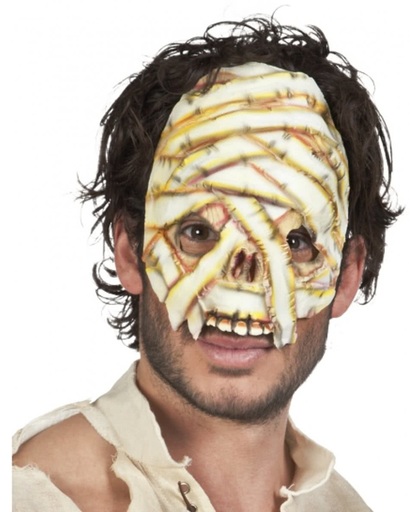 Halloween Mummie masker voor volwassenen