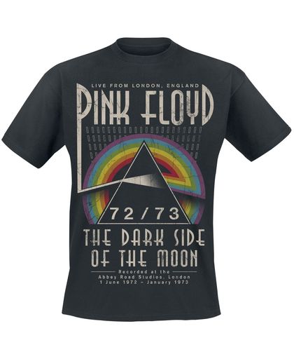Pink Floyd Dark Side - Circle T-shirt zwart