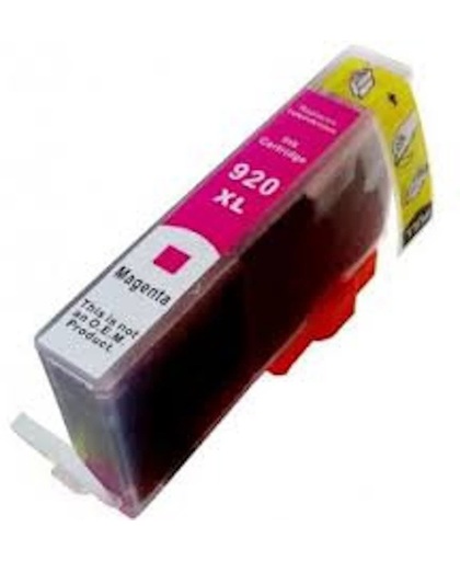 inkt cartridge voor Hp 920Xl magenta wit Label|Toners-en-inkt
