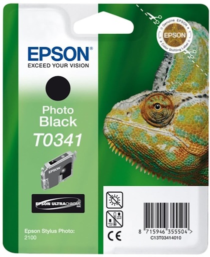 Epson inktpatroon Black T0341 Ultra Chrome inktcartridge