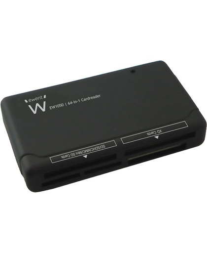 Ewent EW1050 geheugenkaartlezer USB 2.0 Zwart